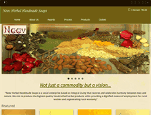 Tablet Screenshot of neevsoaps.com